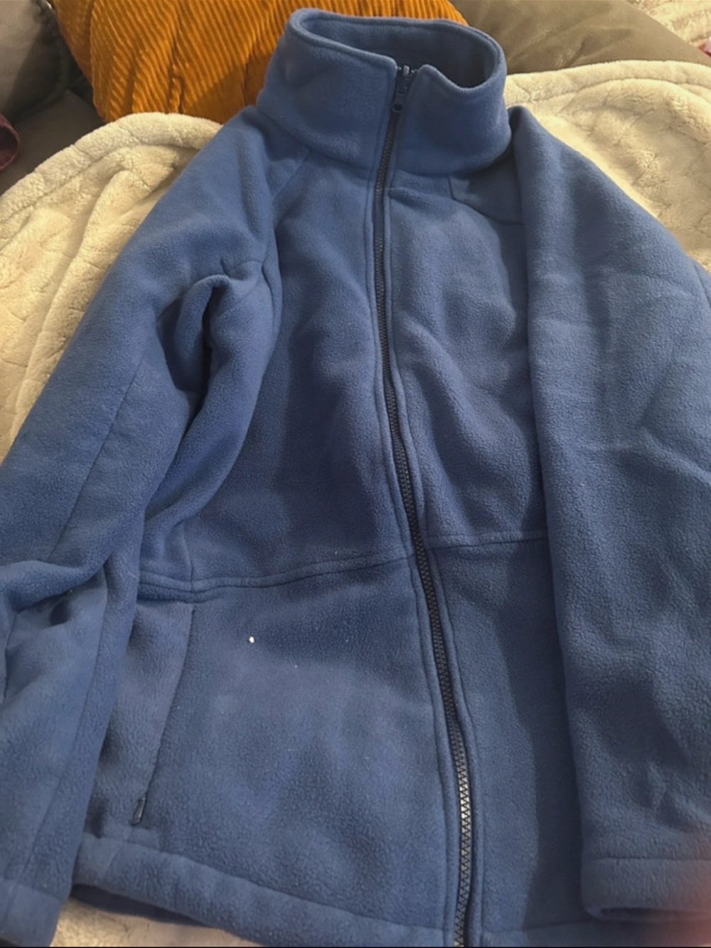 Columbia Blue Full-Zip Performance Fleece Jacket